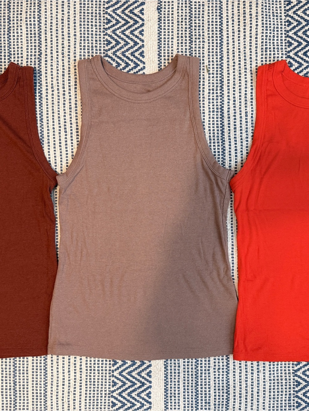 Set of 3: multiple colors, a new day, women’s muscle tank tops